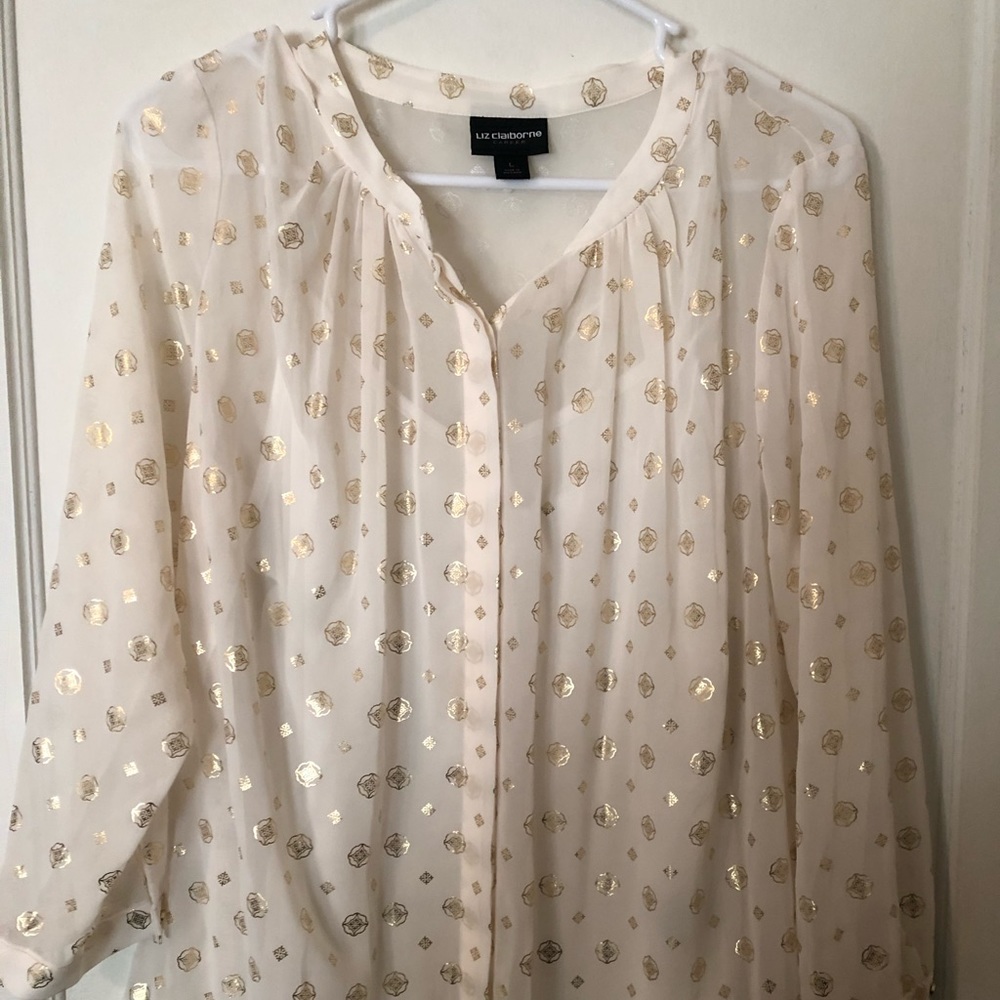 Button down blouse by Liz Claiborne